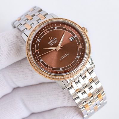 Omega De Ville 39MM 316L Steel Mechanical Movement Men Watch